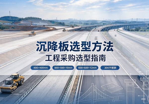 兴海沉降板选择方法
